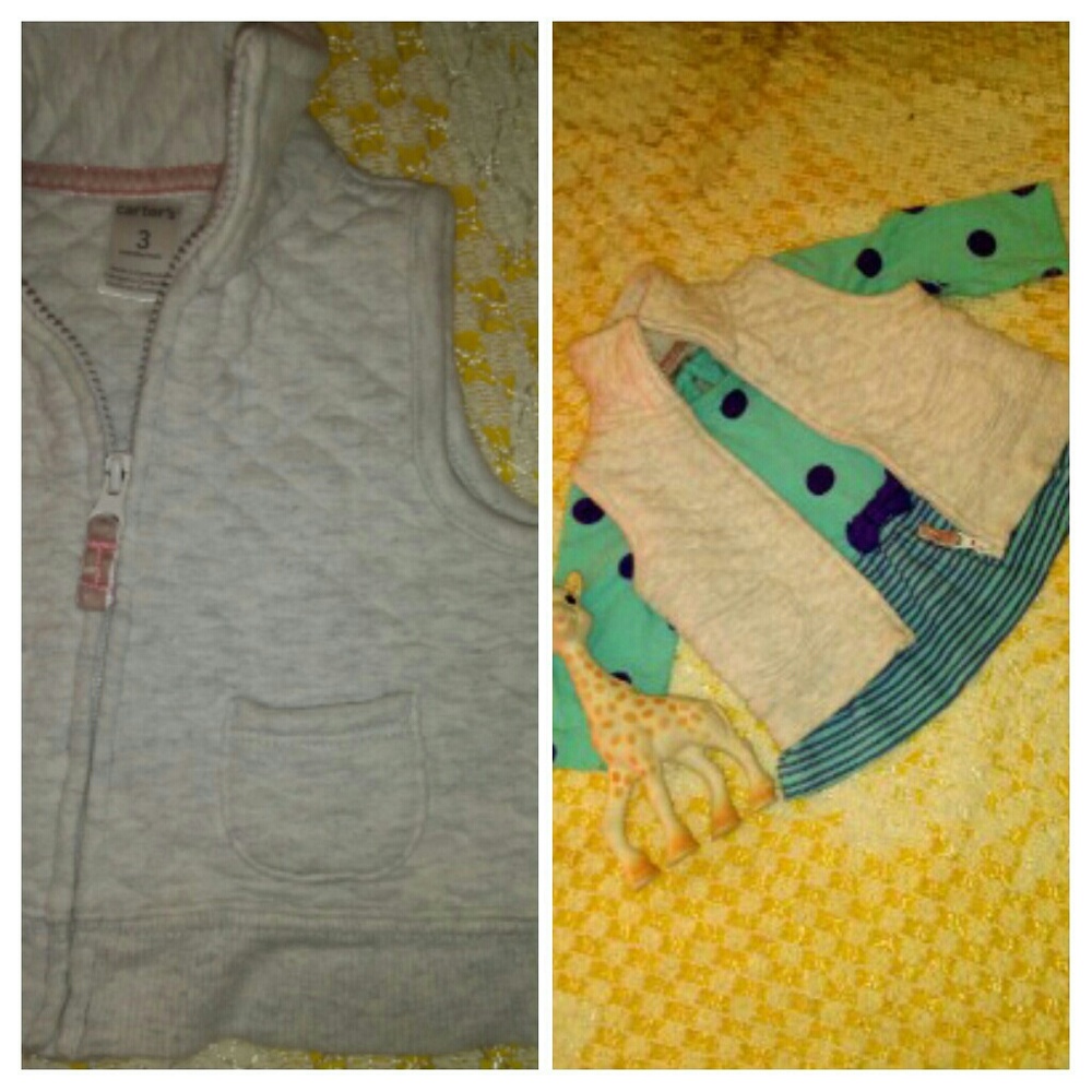 Carter's❄quilted baby vest